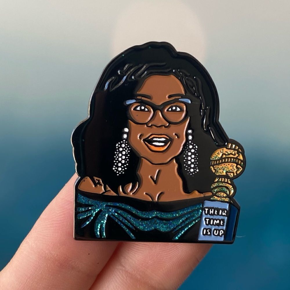 Oprah Winfrey Enamel Pin/ Brooch Lapel